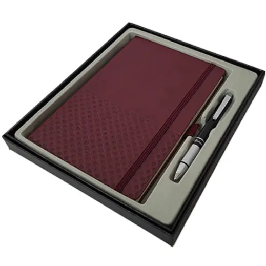 Prestige Dot Gift Set Burgundy